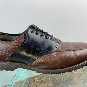 Footjoy USA Classics Black Brown Golf Shoes 9.5B